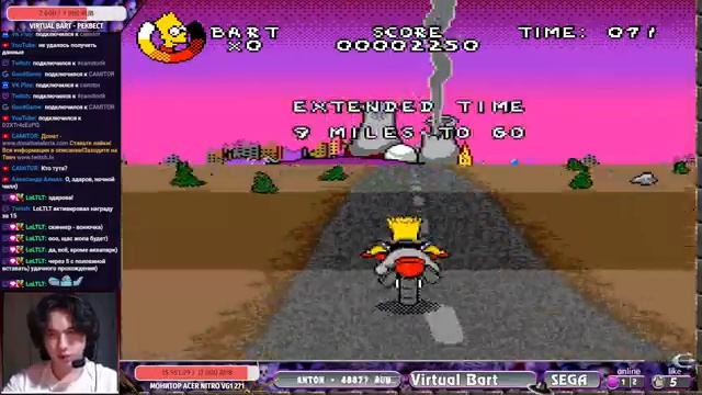 VIRTUAL BART - РЕТРО РЕКВЕСТ ОТ ANTON | #retro #сега #денди #sega #nes #request #simpsons смотреть онлайн