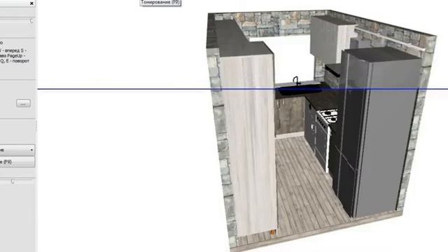 Проектирование П-образной кухни в частный дом в стиле лофт/ Не дорогая и стильная кухня смотреть онлайн
