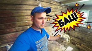 РУХНУЛА СТЕНА, ПОКА ВЫПИЛИВАЛ ГНИЛЫЕ БРЁВНА! Жизнь в деревне.