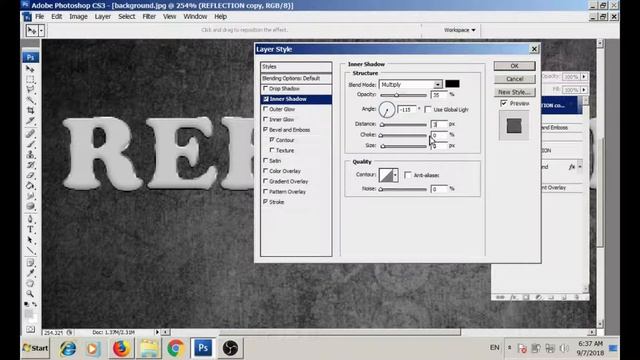 How to Create a Realistic Chrome Text Effect in Adobe Photoshop смотреть онлайн