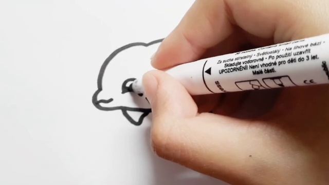 как нарисовать ДЕЛЬФИНА?) смотреть онлайн