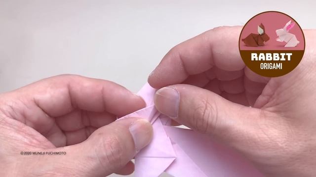 「折り紙」ウサギ（Rabbit origami）の折り方 смотреть онлайн