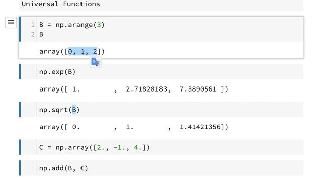 NumPy 003 - Universal Functions смотреть онлайн