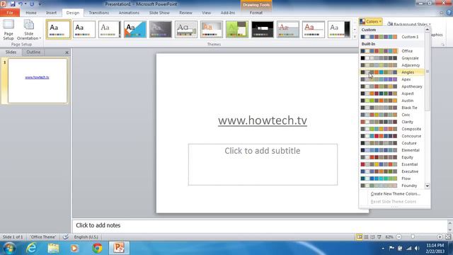 How to Change PowerPoint 2010 Hyperlink Color смотреть онлайн