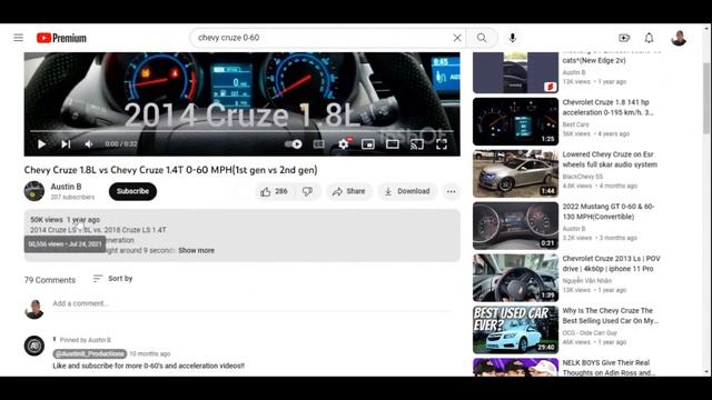 Chevy Cruze 0-60 Reaction - Fast Time? смотреть онлайн