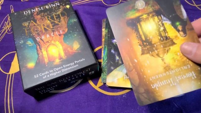 Sacred Forest Oracle Deck Full flip thru смотреть онлайн