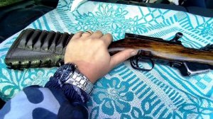 Выходной с сыном. Пристрелка ОП СКС. (50 и 100 метров, открытый прицел)