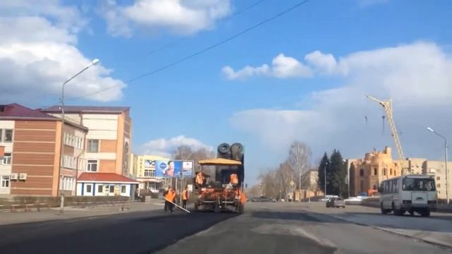 Ремонт дороги ул. Ленина 29.04.2015 смотреть онлайн