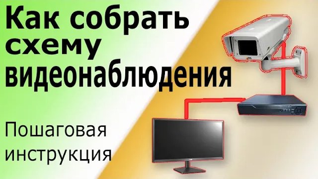 Как собрать и подключить схему видеонаблюдения своими руками. Видеонаблюдение в доме и офисе. смотреть онлайн