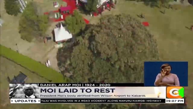 Retired President Moi laid to rest at his Kabarak home смотреть онлайн