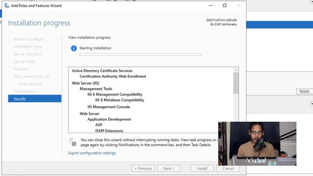 Install Certification Authority Web Enrollment Windows Server 2022! смотреть онлайн