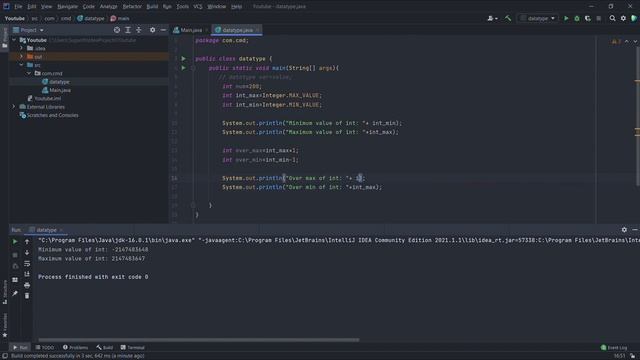 Java Primitive Datatypes (Int ,Float & Double) смотреть онлайн