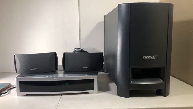 BOSE AV3-2-1 Media Center W/ PS3-2-1 Powered Speaker Subwoofer No Remote смотреть онлайн