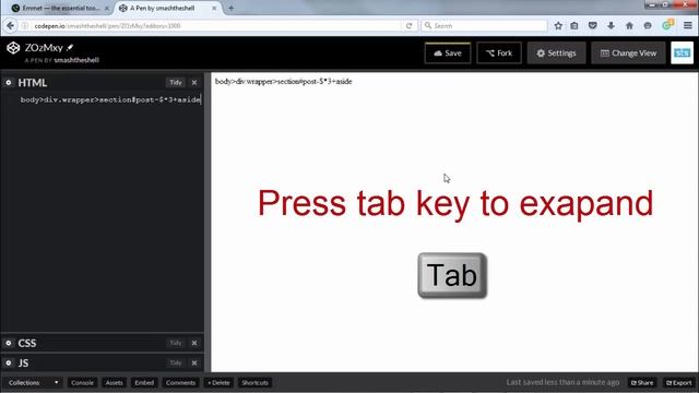 How to Write HTML & CSS faster - Emmet Introduction & Installation in Brackets Tutorial | Part-1 смотреть онлайн