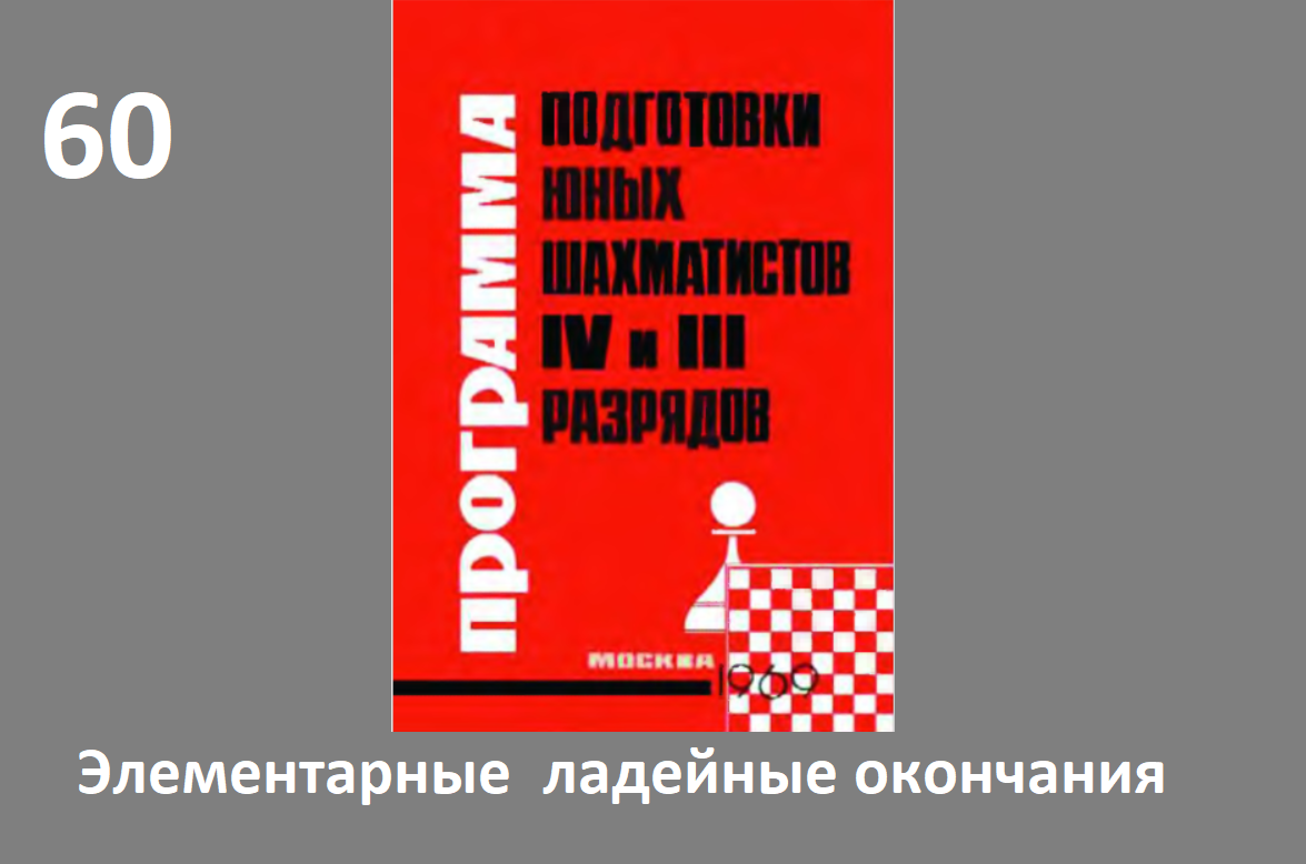 Шахматы в школе.№60 Элементарные ладейные окончания. Голенищев.