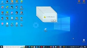 запуск вируса Crazy Error V2 на реальном пк (дискотека)