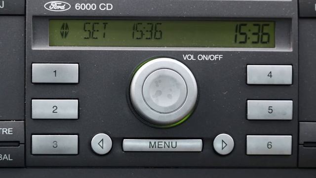 Ford Focus Mk2: How To Set The Clock (Ford 6000 CD) смотреть онлайн