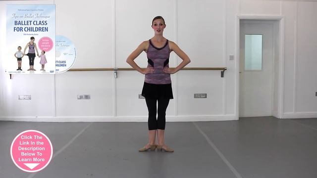 Kid's Ballet Class, for age 4 to 7 - Ballet Class For Children DVD. смотреть онлайн