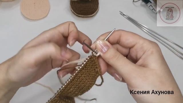 Обувь, спицами, для игрушек. МК. #вязание #обувьспицами #вязаниекрючком#игрушки смотреть онлайн