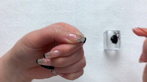 Cute and Pretty Ribbon Nails/easy to do French nail/nail tips/nail extension/Korean nail/french nai