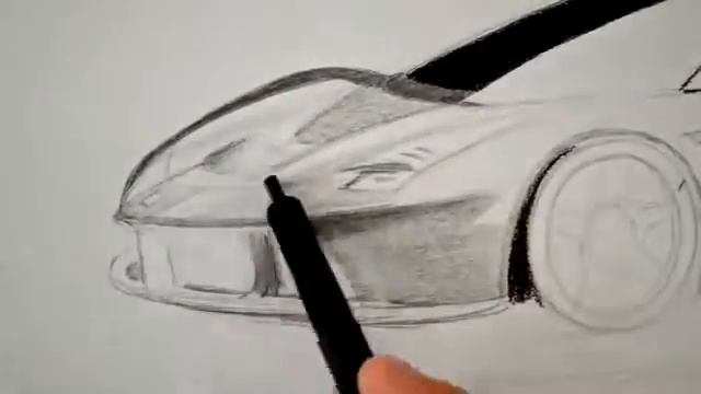 Рисуем автомобиль! Рисунок карандашом 360 X 640 смотреть онлайн