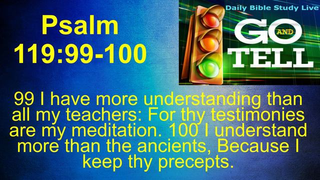 Daily Bible Reading for 6-13-23 Psalm 119:97-104 смотреть онлайн