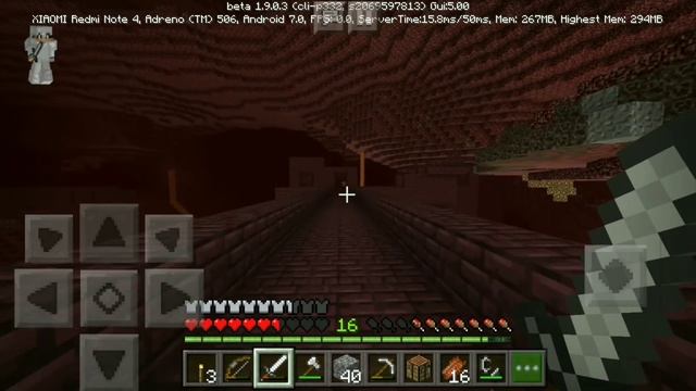 Выживание на телефоне в Minecraft PE (1.9.0.0) #4 - ПОРТАЛ В АД И АДСКАЯ КРЕПОСТЬ смотреть онлайн