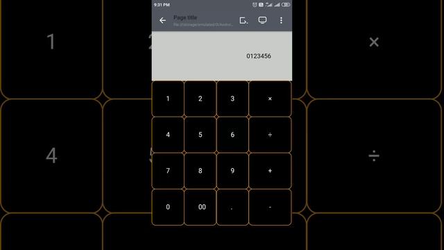 Calculator UI using HTML CSS смотреть онлайн