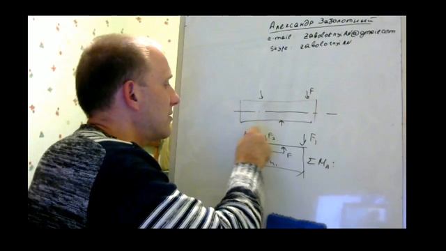 Что такое Проекция силы и Сумма Моментов. Правило знаков #Сопромат смотреть онлайн