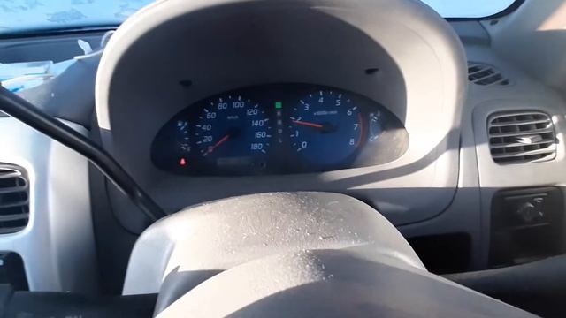 запуск ниссан куб AZ10 в -18