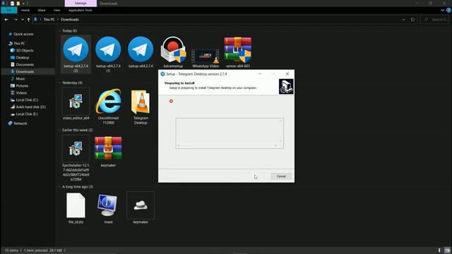 How to downlowd and install telegram in pc and laptop смотреть онлайн