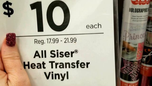 ? NEW AT MICHAELS ? CHEAP SISER VINYL 11.8" X 36" FOR $10!!! ? смотреть онлайн
