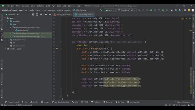|| Currency converter in Android studio || (Micro-Project) смотреть онлайн