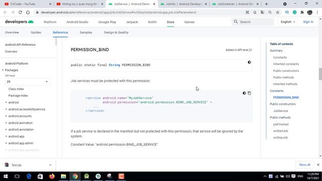 Xử lý tác vụ Background với JobScheduler trong Android - [Service Part 13] смотреть онлайн