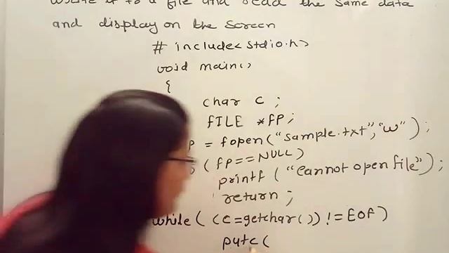C Program for write to and read characters from file in C Lec-70|C Programming Tutorial in Hindi смотреть онлайн
