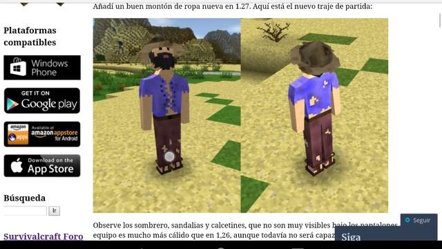SURVIVALCRAFT 1.27 Mas Accesorios Modo Inmersivo y Tapetes - Noticias de Nueva versión смотреть онлайн