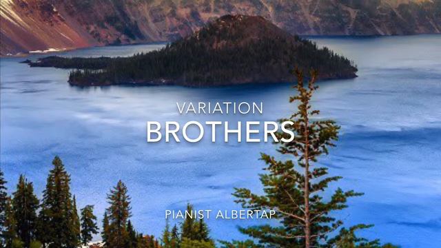 Brothers Variation on Ludovico Einaudi, pianist AlbertAP смотреть онлайн