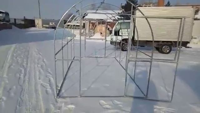 Теплица Трубная Двушка краткий обзор смотреть онлайн