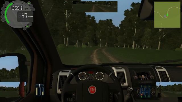 fiat ducato 2014 -city car driving 1.5.9.2 смотреть онлайн