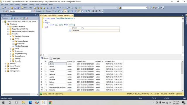 How to select data using stored procedures in SQL Server 2012 смотреть онлайн