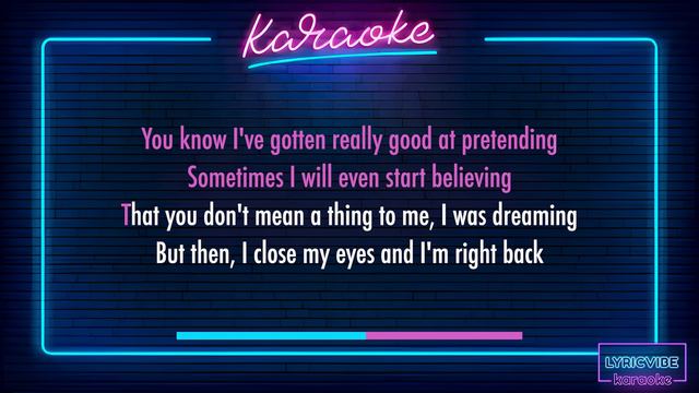 Kelly Clarkson - Chemistry - Karaoke/lyrics смотреть онлайн
