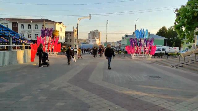 Белгород в цвету. Подготовка к фестивалю. Прогулка смотреть онлайн