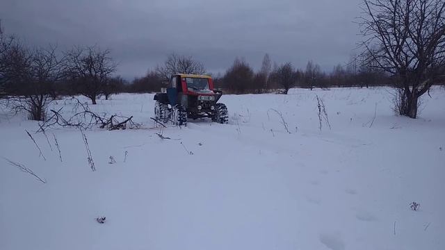 самодельный полно приводной вездеход. смотреть онлайн