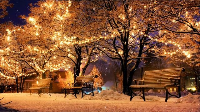 Святая ночь, новогодняя елка, рождество, иллюминация, сочельник, частота сольфеджио |solfeggio Musi