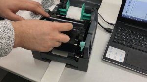 Godex G530. Настройка и работа с отделителем этикеток