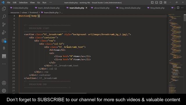 Converting HTML Template into Laravel Project | Step-by-Step Guide in Hindi | Free Source Code смотреть онлайн