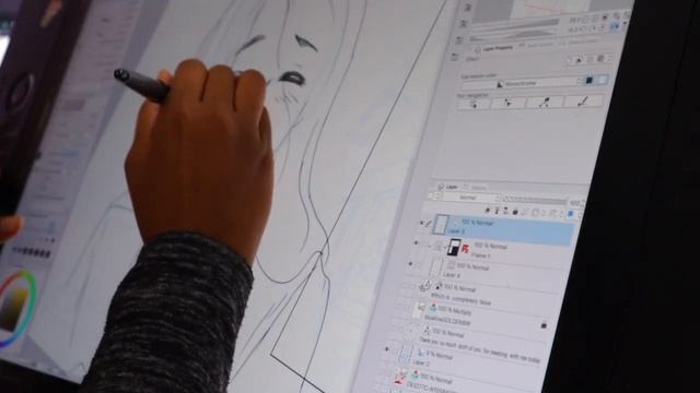 Studio Vlog Day 2 ☁️ Draw with Me || Digital Art Software for Inking in a Manga Page ?☁️ смотреть онлайн