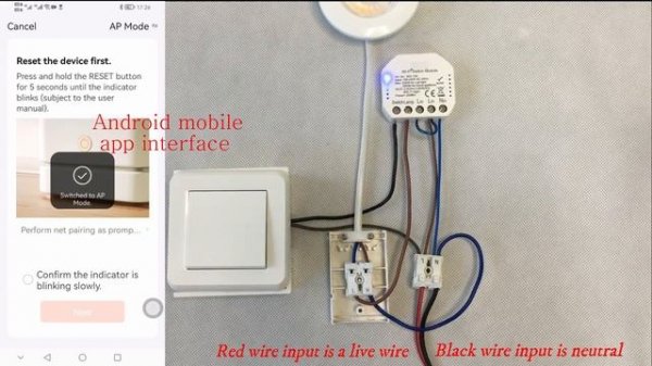 Tuya smart /Smart Life  Smart Switch light switch wifi switch Module Network Pairing:Add manually