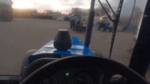 Рабочие моменты Трактор БЕЛАРУС МТЗ 12.21