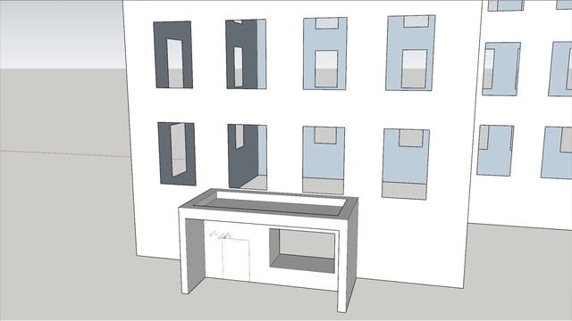 Создание примитивной 3D иллюстрации в SketchUP смотреть онлайн